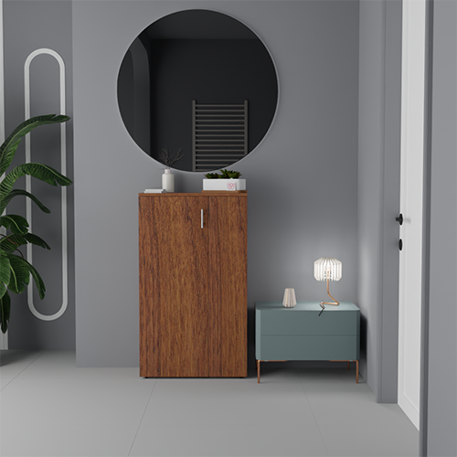 Spyder Group Modern 2 Doors Storage Cabinet Use for Multi-Purpose Organizer for Entryway, Living Room, Bedroom or Office Use