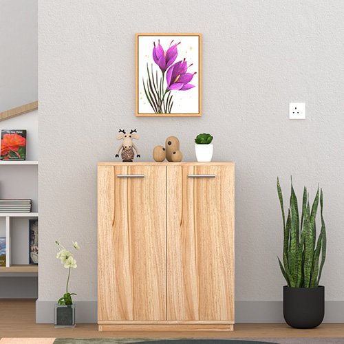 Spyder Group Modern 2 Doors Storage Cabinet Use for Multi-Purpose Organizer for Entryway, Living Room, Bedroom or Office Use